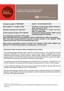 Cameroon: Population Movement