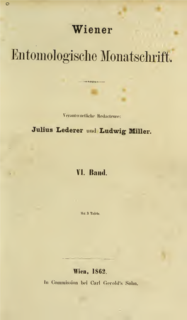 Wiener Entomologische Monatschrift
