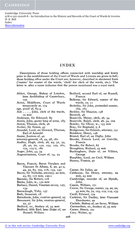 Descriptions of Those Holding Offices Connected with Wardship and Livery