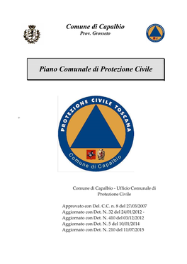 Piano Comunale Di Protezione Civile