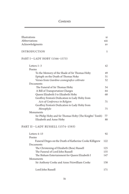 Table of Contents