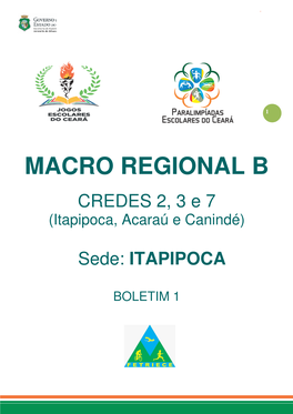 Macro Regional B Itapipoca