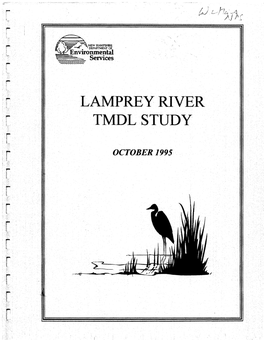 Lamprey River Tmdlstudy