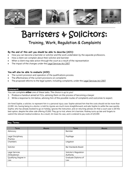 Barristers & Solicitors