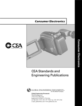 CEA Standards and Engineering Publications