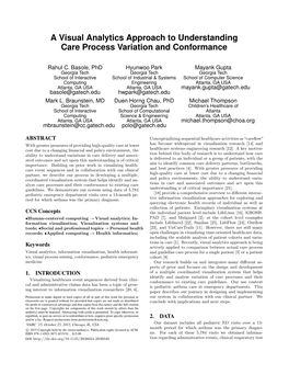 A Visual Analytics Approach to Understanding Care Process Variation and Conformance