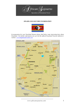 Swaziland Country Information