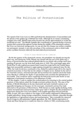 The Politics of Protectionism