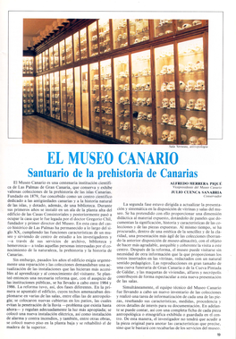 El Museo Canario : Santuario De La Prehistoria De Canarias