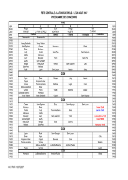 Programme Des Concours