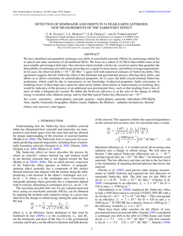 Detection of Semimajor Axis Drifts in 54 Near-Earth Asteroids: New Measurements of the Yarkovsky Effect