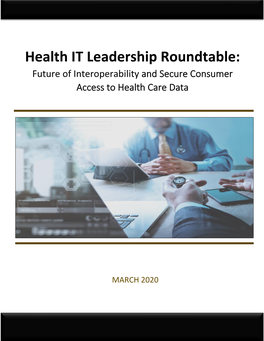 Health IT Leadership Roundtable