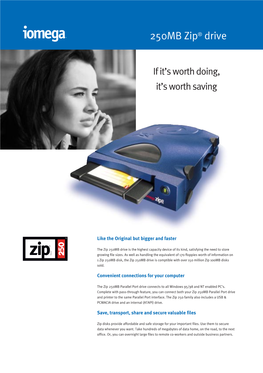 250MB Zip® Drive