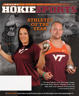 Alexander Ziegler Are Inside Hokie Sports’ Athletes of the Year After Both Won National Championships in the Hammer Throw