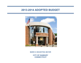 2013-2014 Adopted Budget