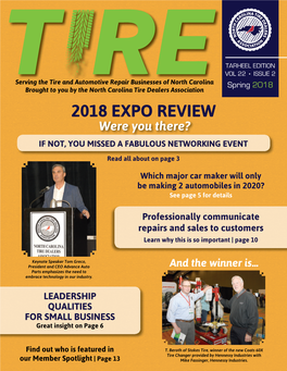 2018 EXPO REVIEW Were You There? IF NOT, YOU MISSED a FABULOUS NETWORKING EVENT