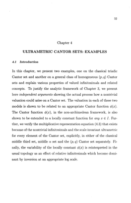 Ultrametric Cantor Sets: Examples