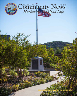 Community News Harboring the Good Life Table of Contents City News