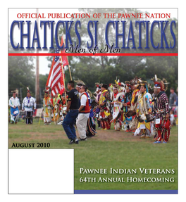Pawnee Indian Veterans 64Th Annual Homecoming Page 2 Chaticks Si Chaticks -August 2010