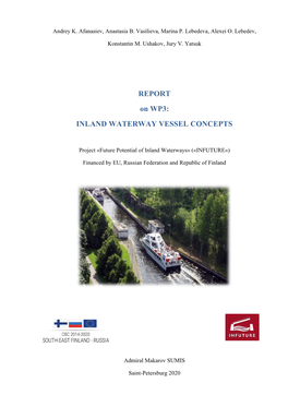 REPORT on WP3: INLAND WATERWAY VESSEL