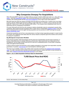 Why Companies Overpay for Acquisitions