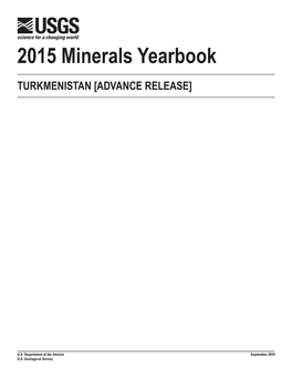 The Mineral Industry of Turkmenistan in 2015