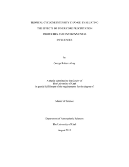 Tropical Cyclone Intensity Change: Evaluating