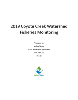 2019 Coyote Creek Watershed Fisheries Monitoring