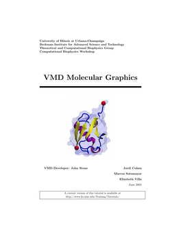 VMD Molecular Graphics