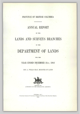 Department of Lands