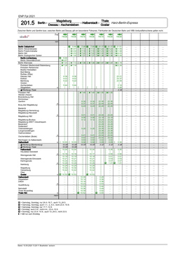 Harz-Berlin-Express 201.5 Dessau - Aschersleben Goslar