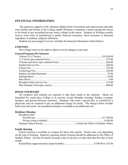 Financial Information