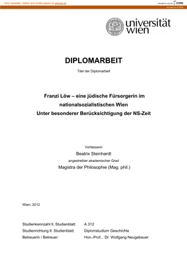 Diplomarbeit