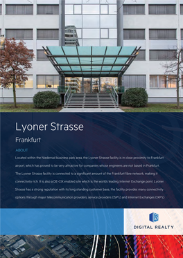 Lyoner Strasse Frankfurt