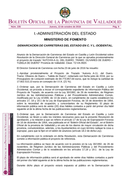 Administración Del Estado Ministerio De Fomento