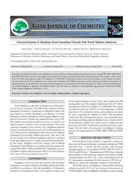 7), 1702-1704 Asian Journal of Chemistry