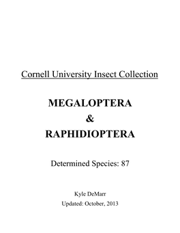 Cuic Megaloptera Raphidioptera.Pdf