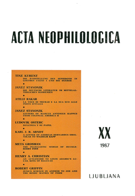 Acta Neophilolocica