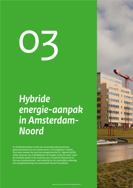 Hybride Energie-Aanpak in Amsterdam- Noord