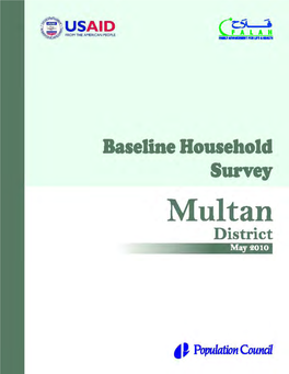 Baseline Household Survey Multan 2010