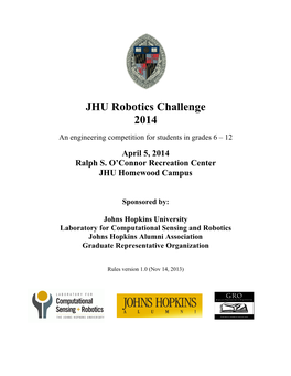 JHU Robotics Challenge 2014