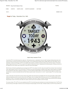 Target for Today - December 31St, 1943