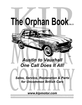 The Orphan Book Brakes