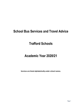 School Bus Services in Manchester