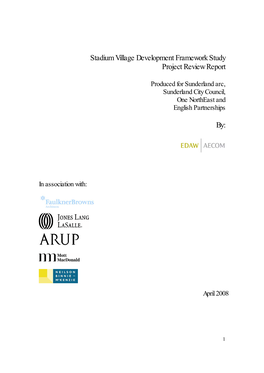 Stadium Village Development Framework Study Project Review Report By: Options Report