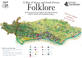 The Folklore Map of Sussex and the South Downs