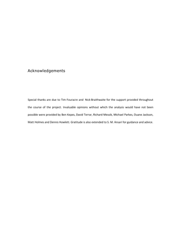 Acknowledgements