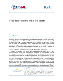 Broadcast Engineering the North