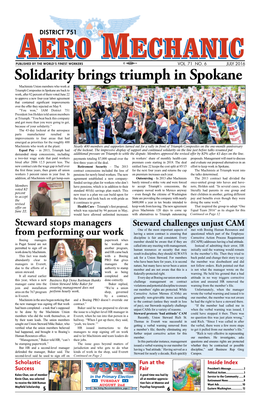 Solidarity Brings Triumph in Spokane