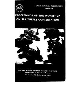 PROCEEDINGS of the WORKSHOP on SEA Tyrtli CONSERVATION